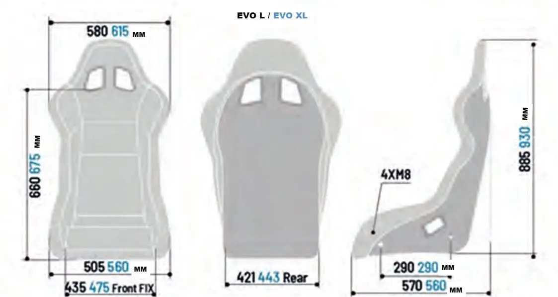 Sparco Evo L Qrt Competition Seats 008013Rnr 2