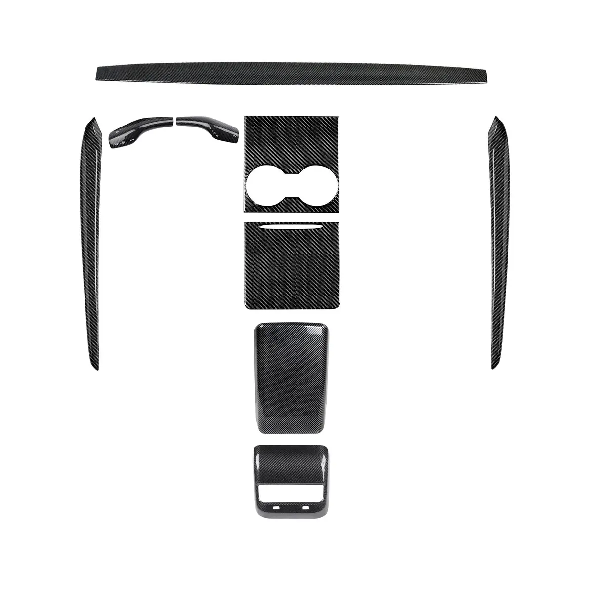 Real Carbon Fiber Interior Mods Wrap Kit For Tesla Model 3 / Y 33