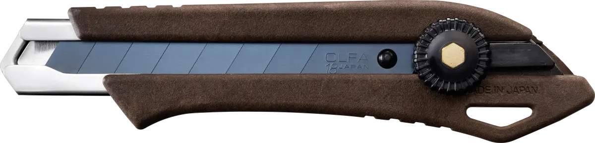 Olfa Ratchet Lock Utility Knife W/Composite Wood Handle 18Mm 1