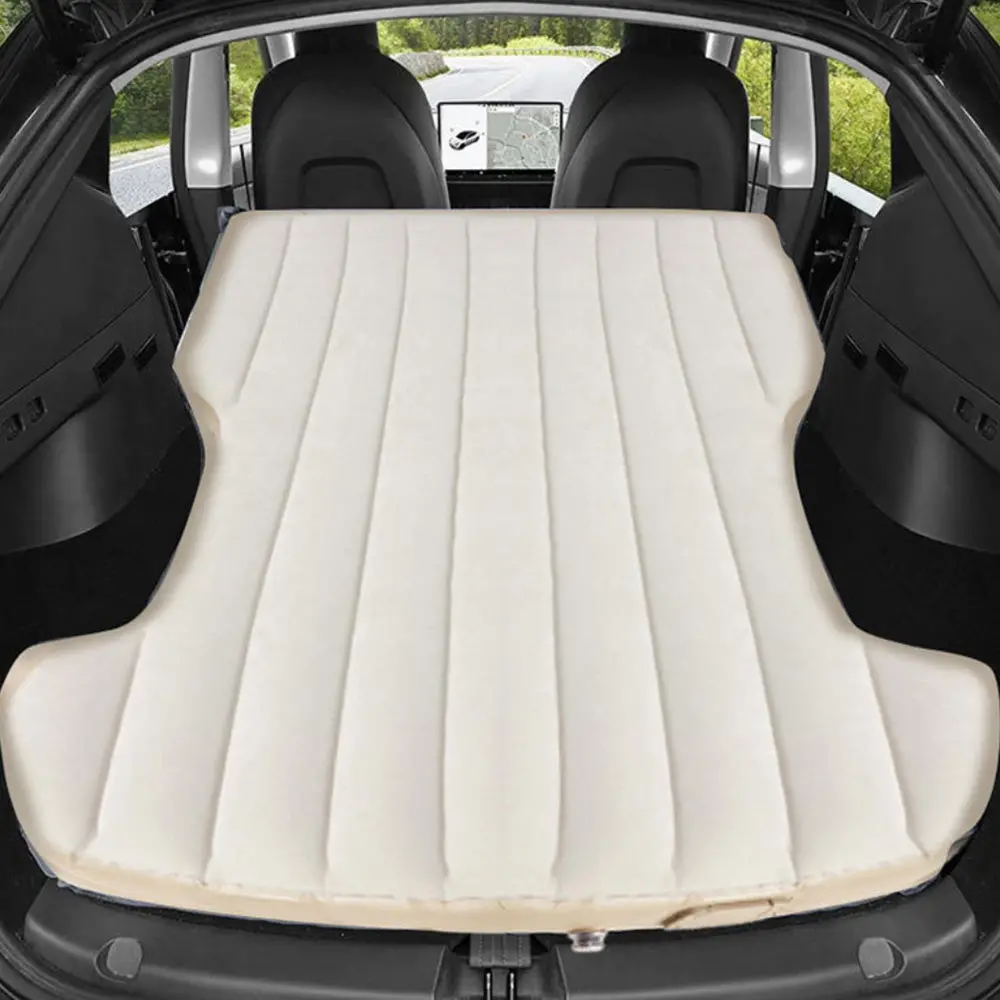 Portable Auto Inflatable Camping Mattress For Tesla Model Y 1