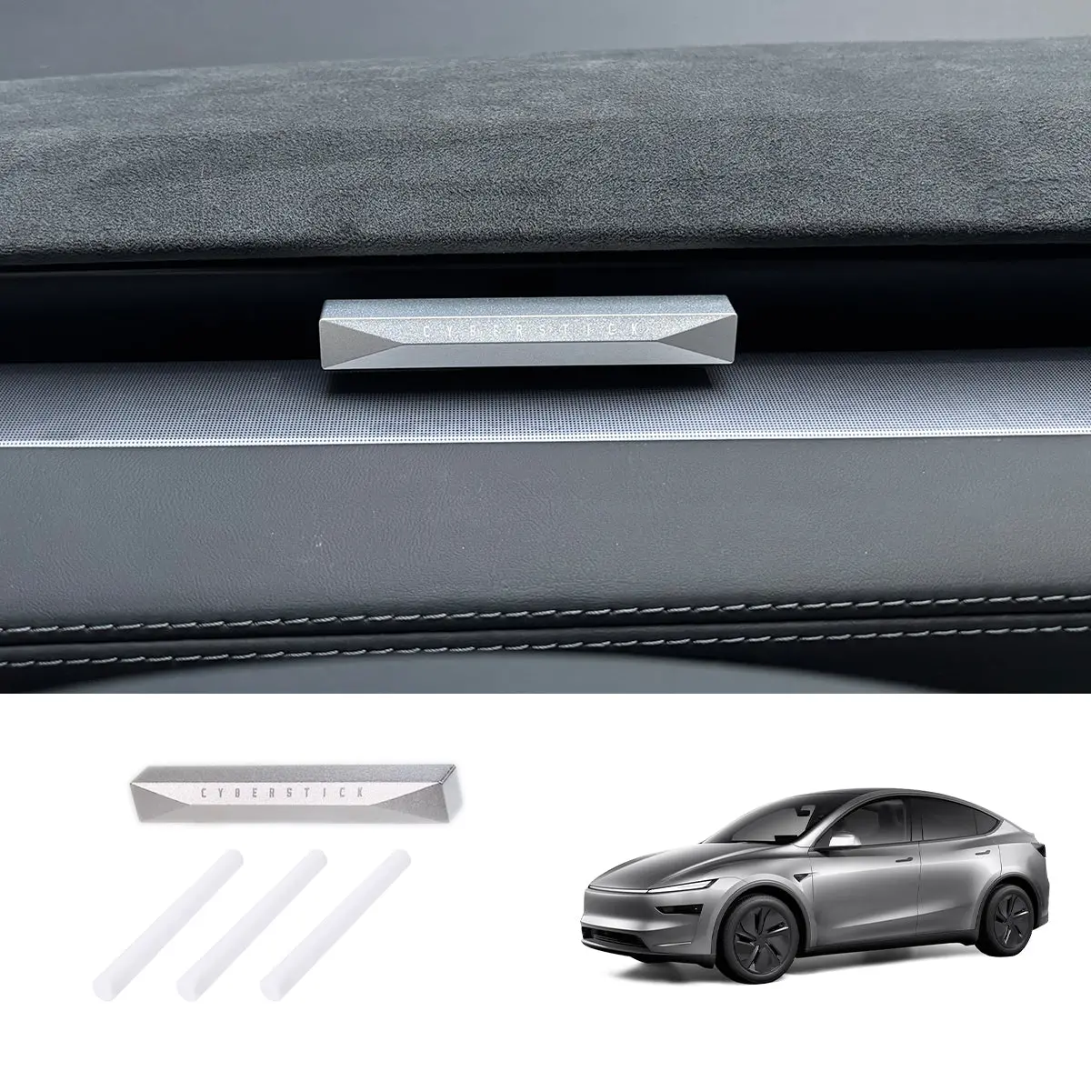 Cybertruck Style Dashboard Air Freshener For Tesla Model Y Juniper 2025+/Model 3 Highland 2024+ 1