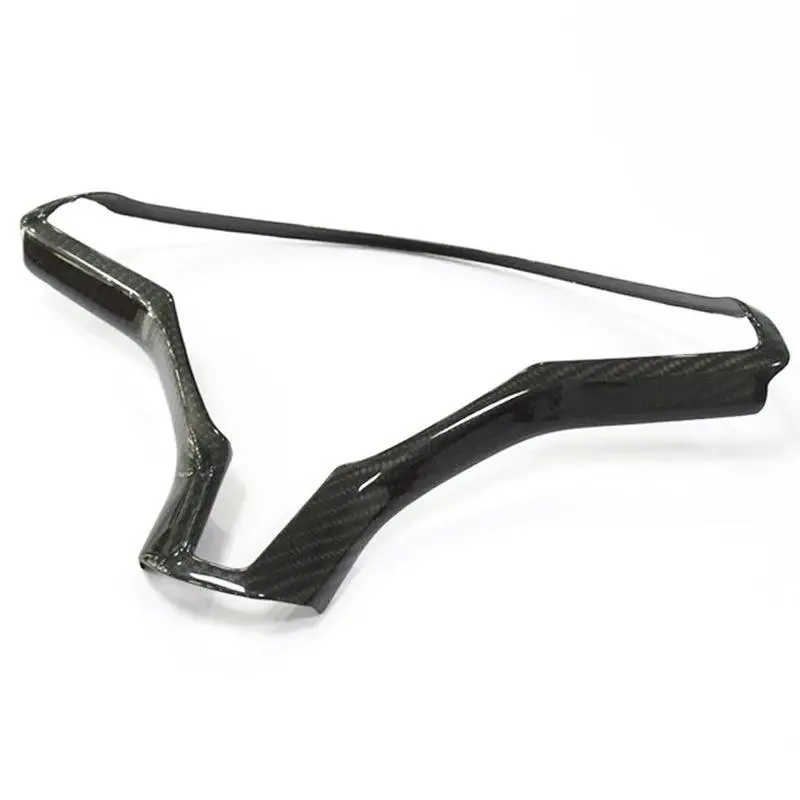 [Real Carbon Fiber] Steering Wheel Frame Cover Trim For Model X/S 1