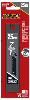 Olfa Heavy-Duty Snap Off Knife Blades 25Mm 10 Pack 1