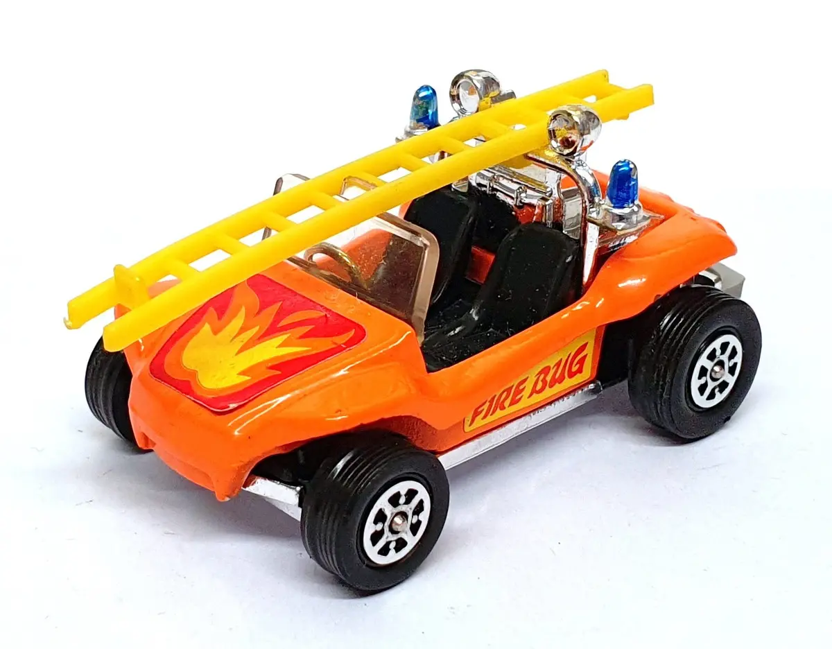 Corgi Toys Appx 6.5Cm Long Original Diecast 395 - Fire Bug - Orange 1