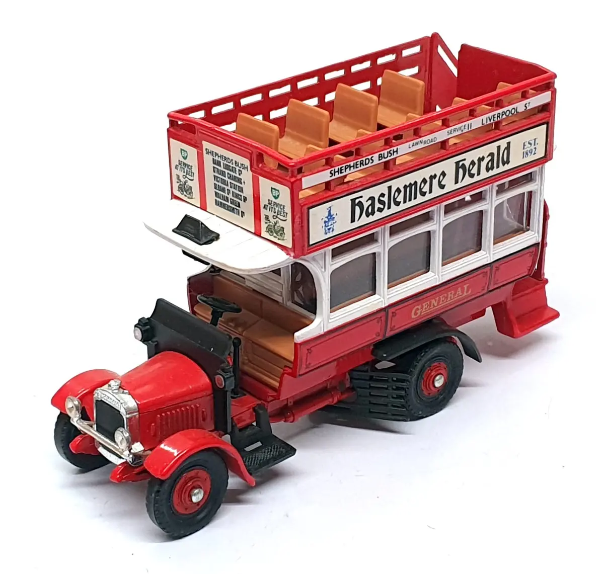 Corgi Appx 15Cm Long Diecast Tcb03c - Thornycroft Bus Reworked 1