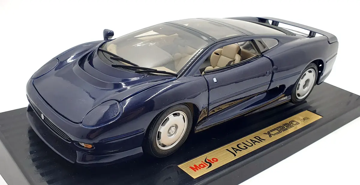Maisto 1/18 Scale Diecast 31807 - Jaguar Xj220 1992 - Met Dark Blue 1