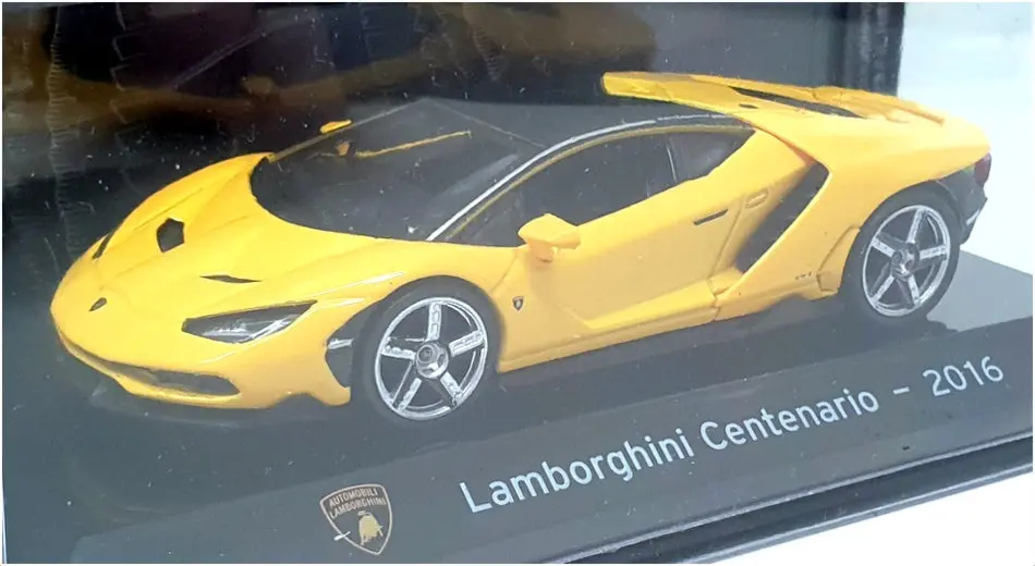 Altaya 1/43 Scale 151023B - 2016 Lamborghini Centenario - Yellow 1