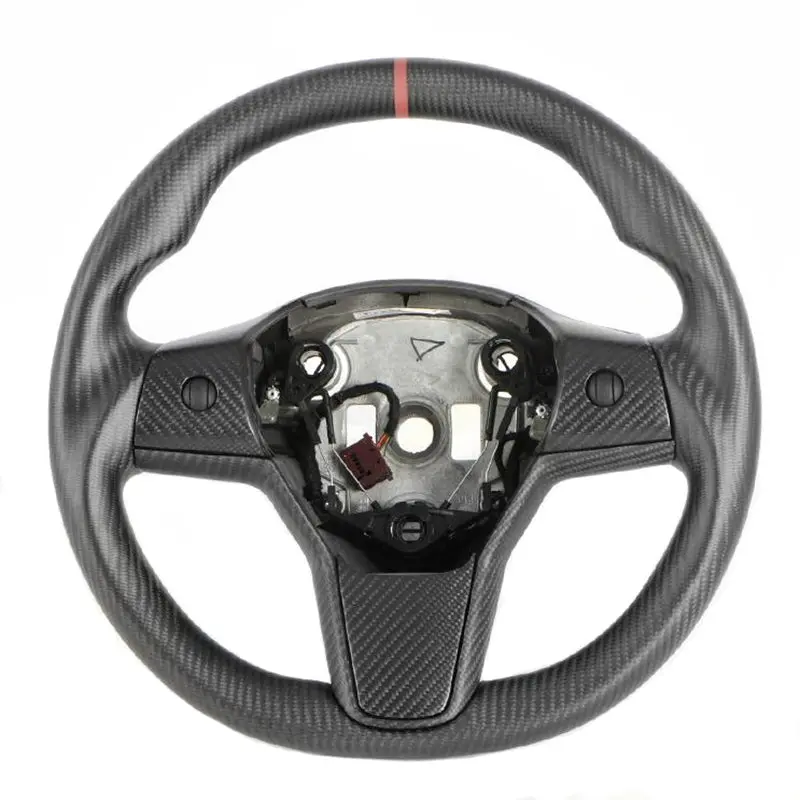 Model 3/Y Full Carbon Fiber Steering Wheel 1