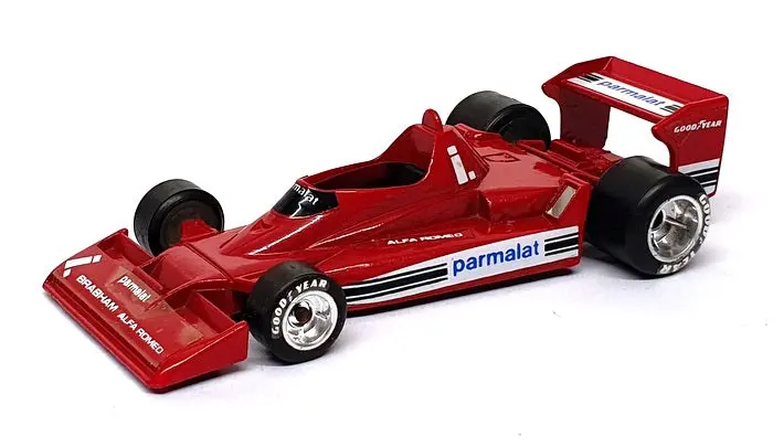 Polistil 1/41 Scale Diecast Ce106 - F1 Brabham Alfa Romeo Bt45c - Red 1