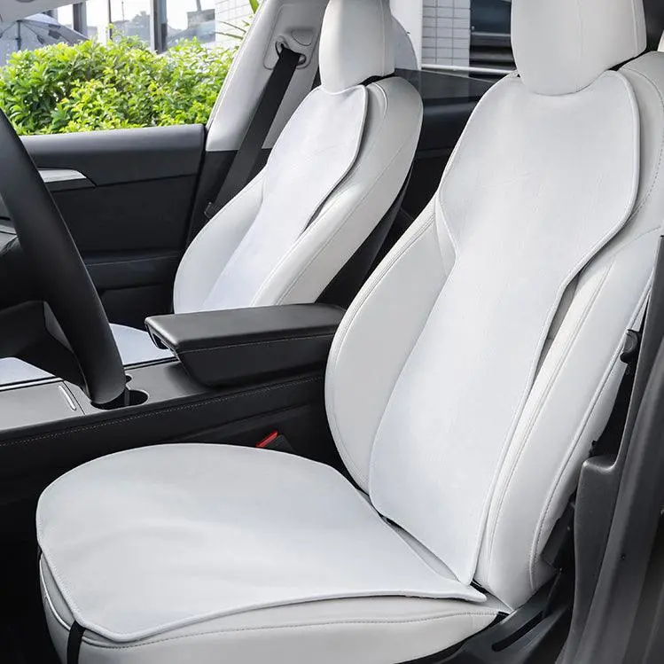 Front Rear Seat Cushion And Backrest For Tesla Model 3 Model Y - Breathable Material   (2017-2024) 1