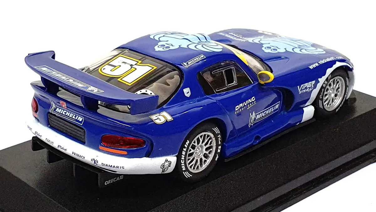 Altaya 1/43 Scale Dv051 - Dodge Viper Driving Experience Michelin - Blue 2