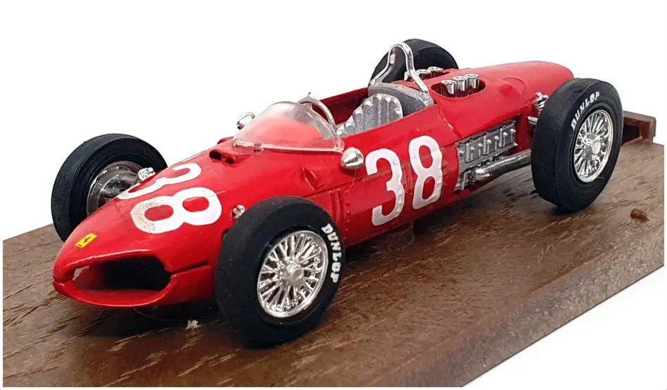 Brumm 1/43 Scale R124 - F1 Ferrari 156 #38 Monaco Gp 1961 P.Hill - Red 1
