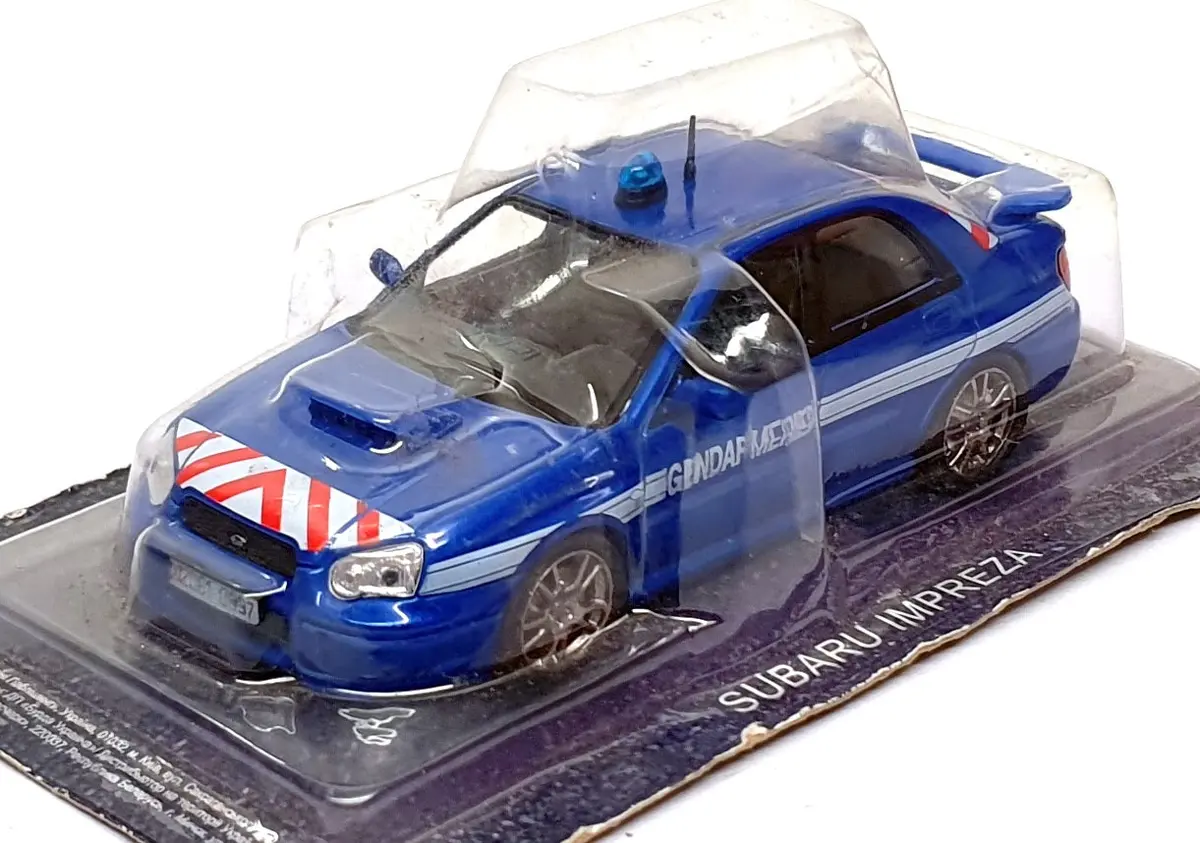Altaya 1/43 Scale A0997 - Subaru Impreza Gendarmerie Police Car - Blue 1