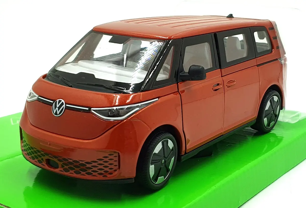 Welly Nex 1/27 Scale Diecast 24119W-M.Or - Vw Id Buzz - Orange 1