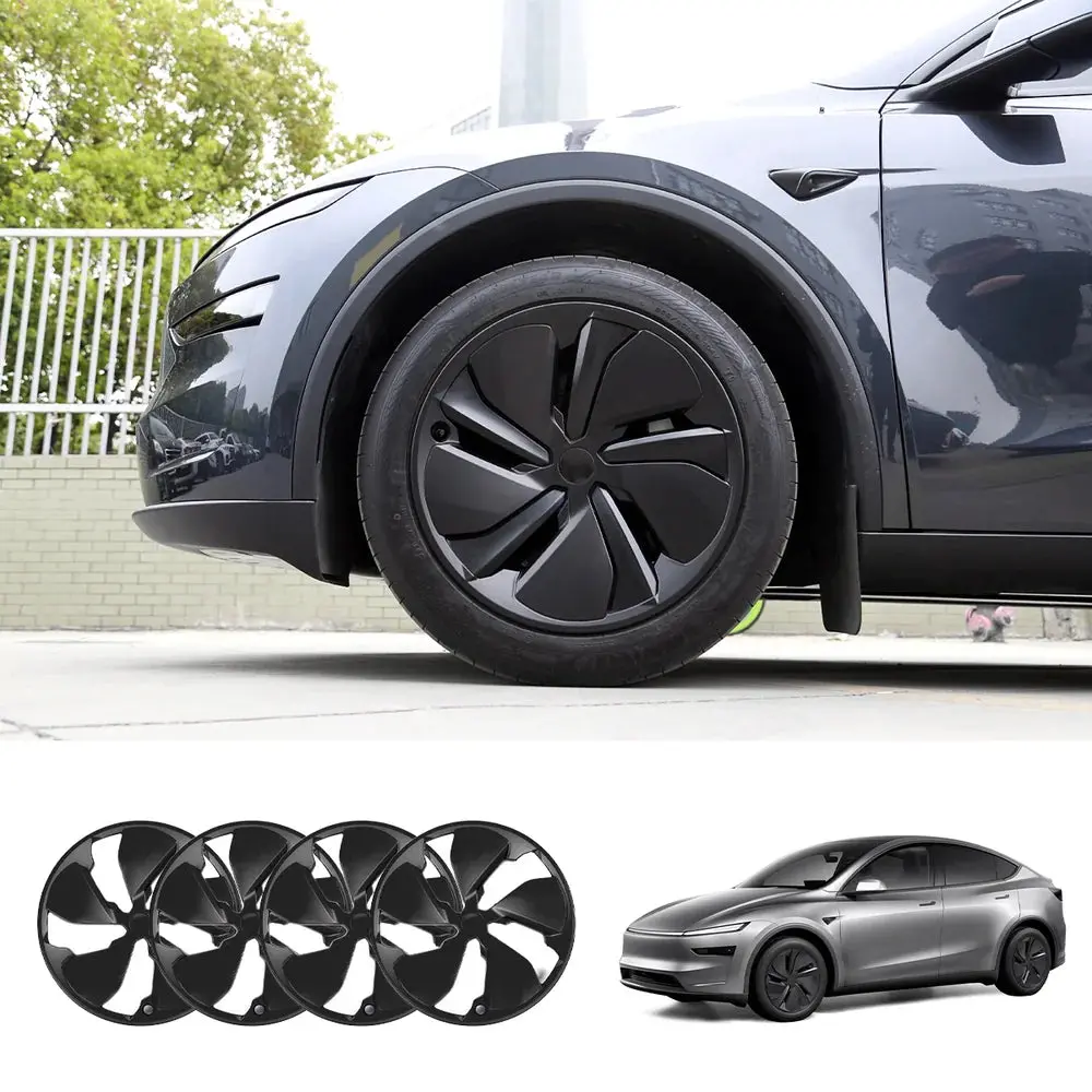 19'' Crossflow Wheel Cover Hubcaps For Tesla Model Y Juniper 2025+ – Oem Styles (Set Of 4) 1