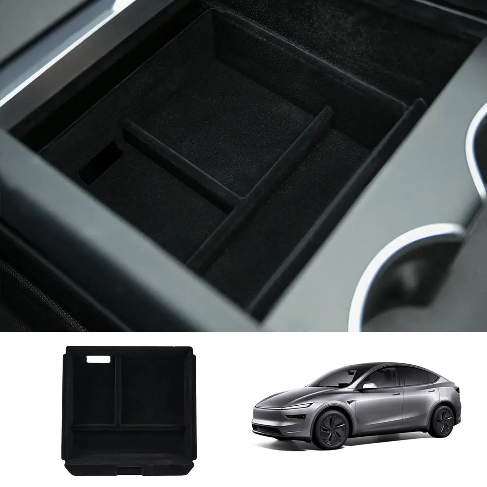 Center Front Storage Box For Tesla Model Y Juniper 2025+ 1