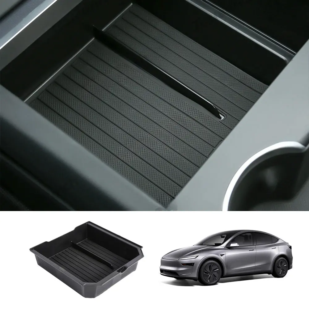 Center Console & Armrest Storage Box For Tesla Model Y Juniper 2025+ 1