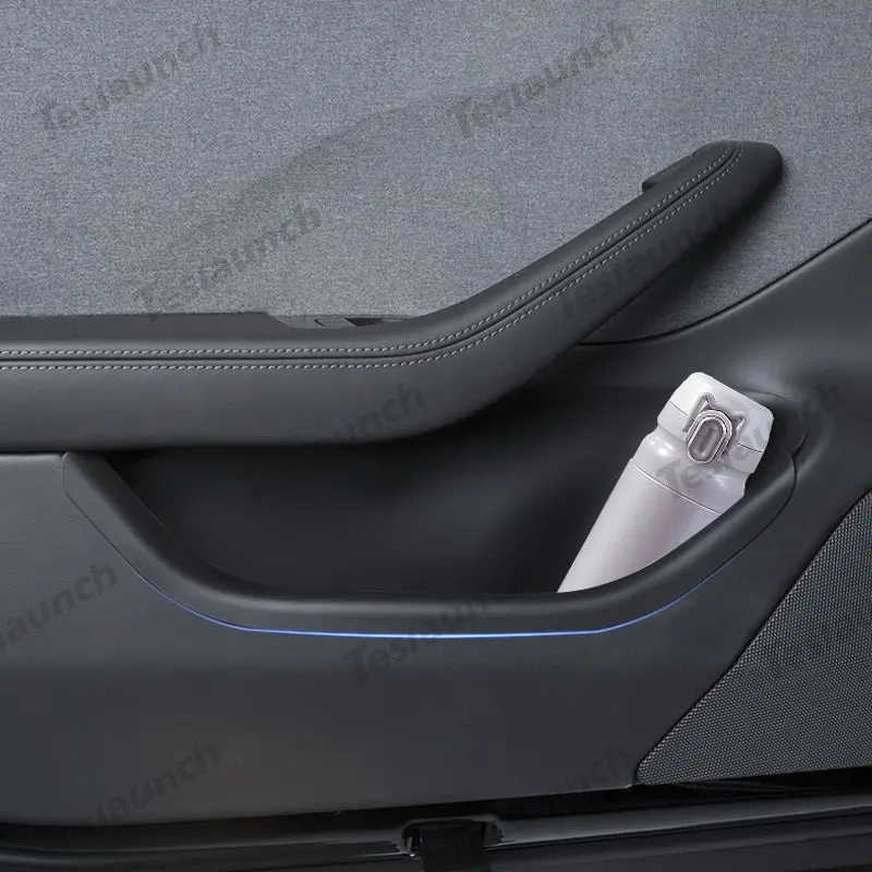 Silicone & Tpe Door Slot Storage Box For 2024+ Model 3 Highland 1