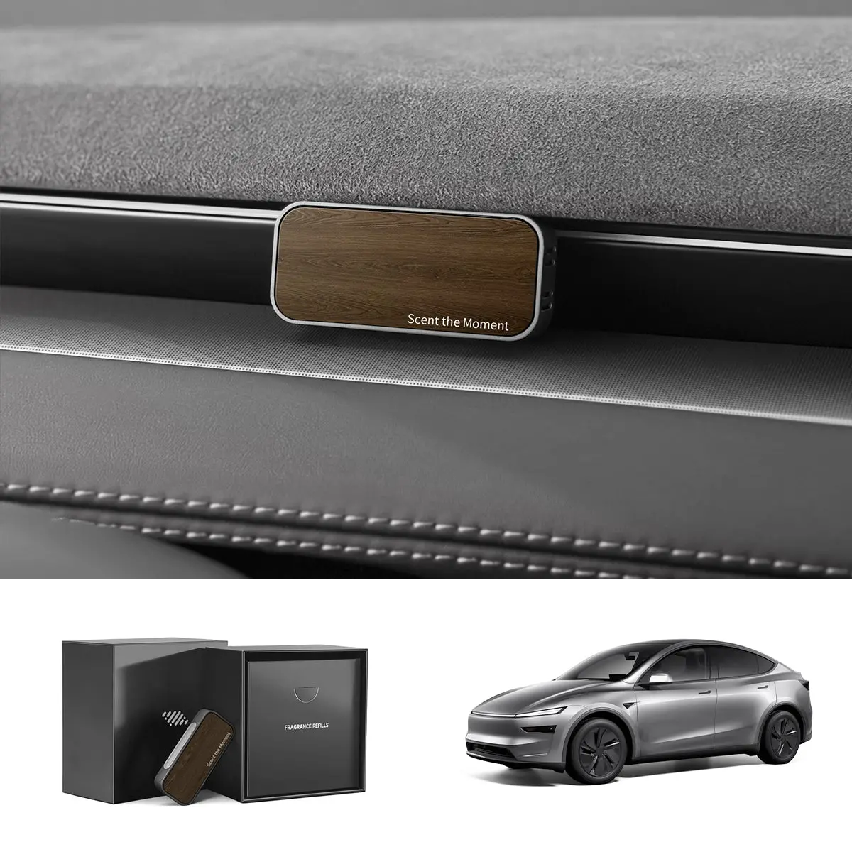 Dashboard Air Vent Freshener Aromatherapy For Tesla Model Y Juniper 2025+ / Model 3 Highland 2024+ 1