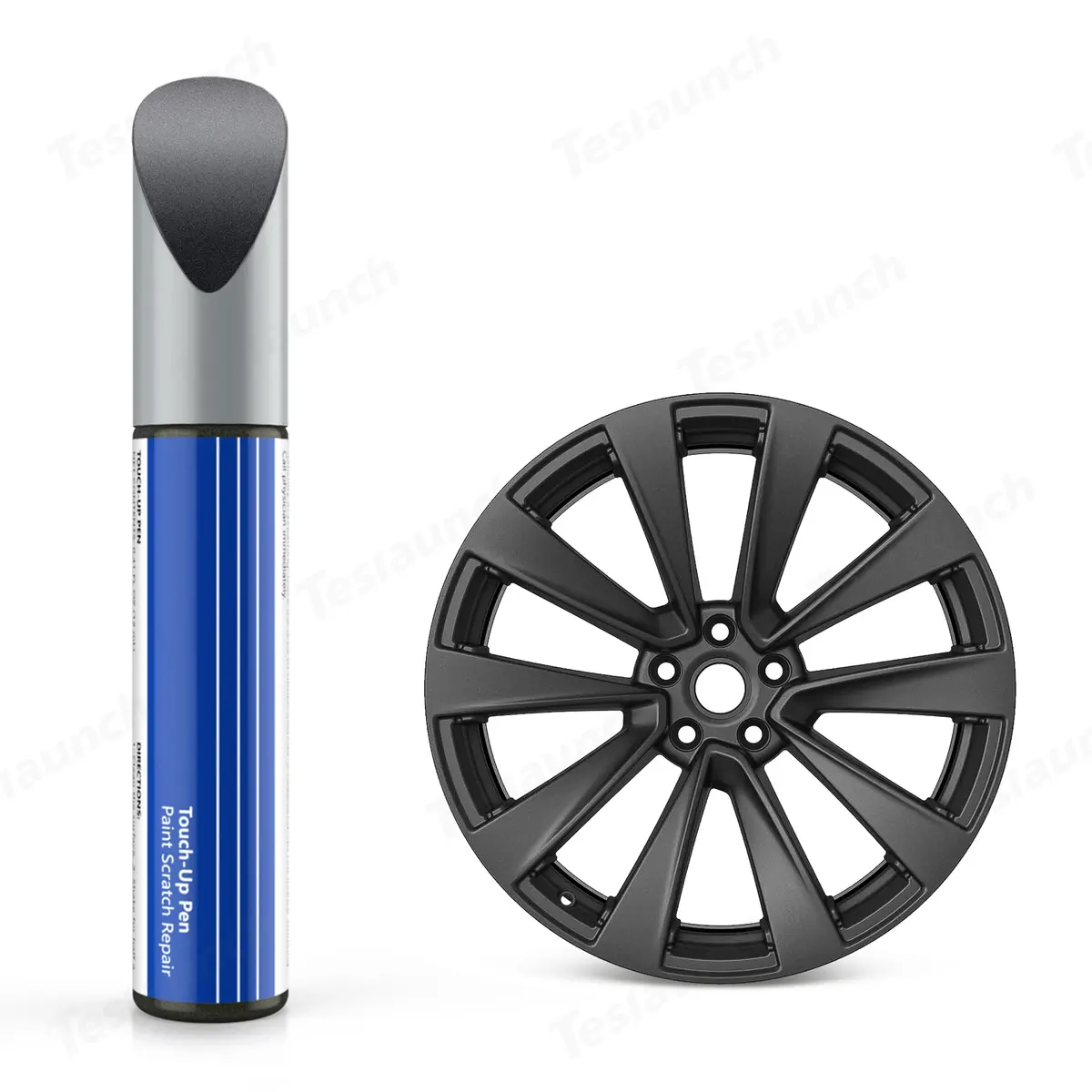 Wheel Rims Touch Up Paint For Tesla Model X- Diy Curb Rash Repair With Color-Matched Touch Up Paint 9