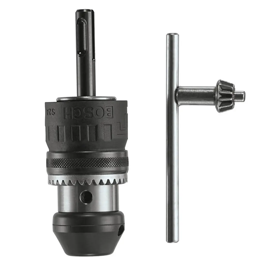 Bosch 1618571014 1/2 In. X 6-1/4 In. X 2-5/32 In. Black Metal Sds-Plus Rotary Hammer Adapter Chuck With Integral 1