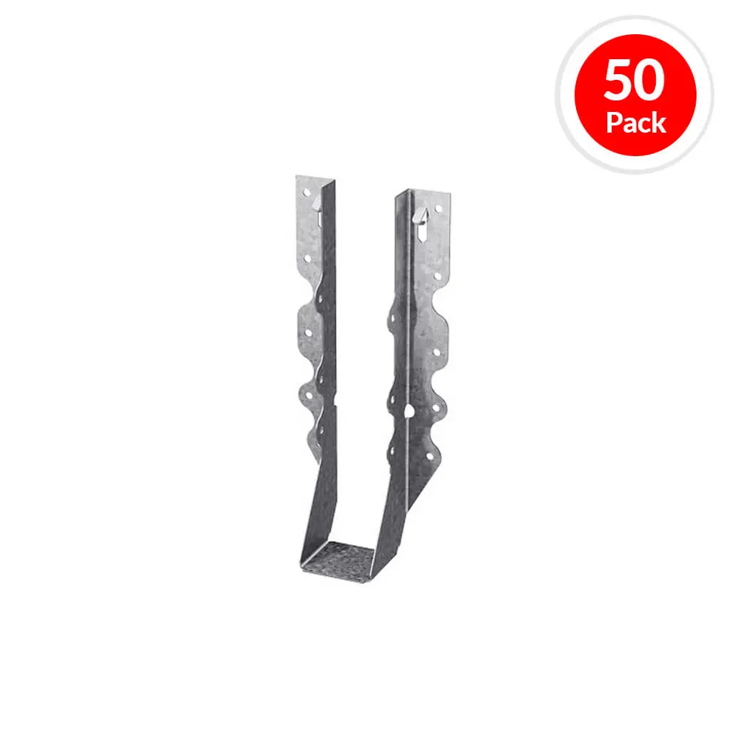Simpson Strong-Tie Lu210 Single 2 In. X 10 In. 20-Gauge G90 Galvanized Standard Face-Mount Joist Hanger (50-Pack) 1