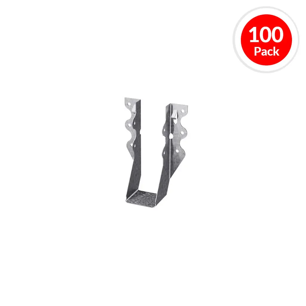 Simpson Strong-Tie Lu26 Single 2 In. X 6 In. 20-Gauge G90 Galvanized Standard Face-Mount Joist Hanger (100-Pack) 1