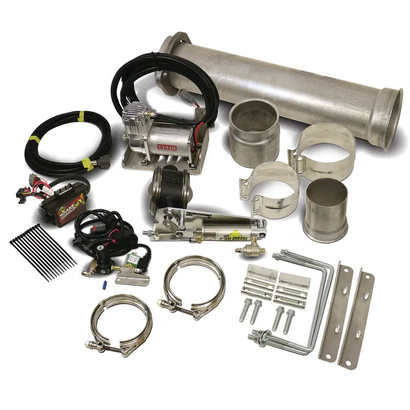 Exhaust Brake Remote Air Ford 6.7L 2011-2016 Air Actuated Remote Mount Valve C/W Air Compressor Bd Diesel 1