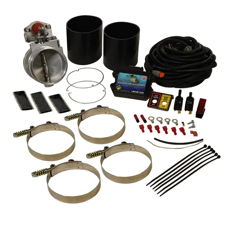 Positive Air Shut-Off W/Test Function Universal 4.0In C/W Electronics Bd Diesel 1
