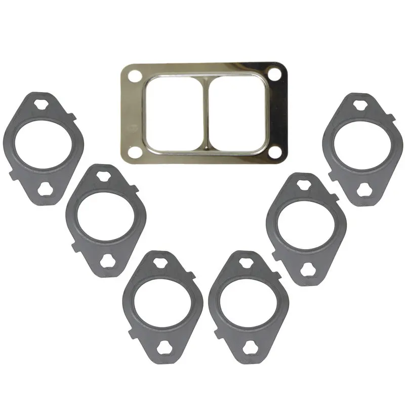 Gasket Set Exhaust Manifold T6 Mount Dodge Ram 1998.5-2018 5.9L/6.7L Bd Diesel 1