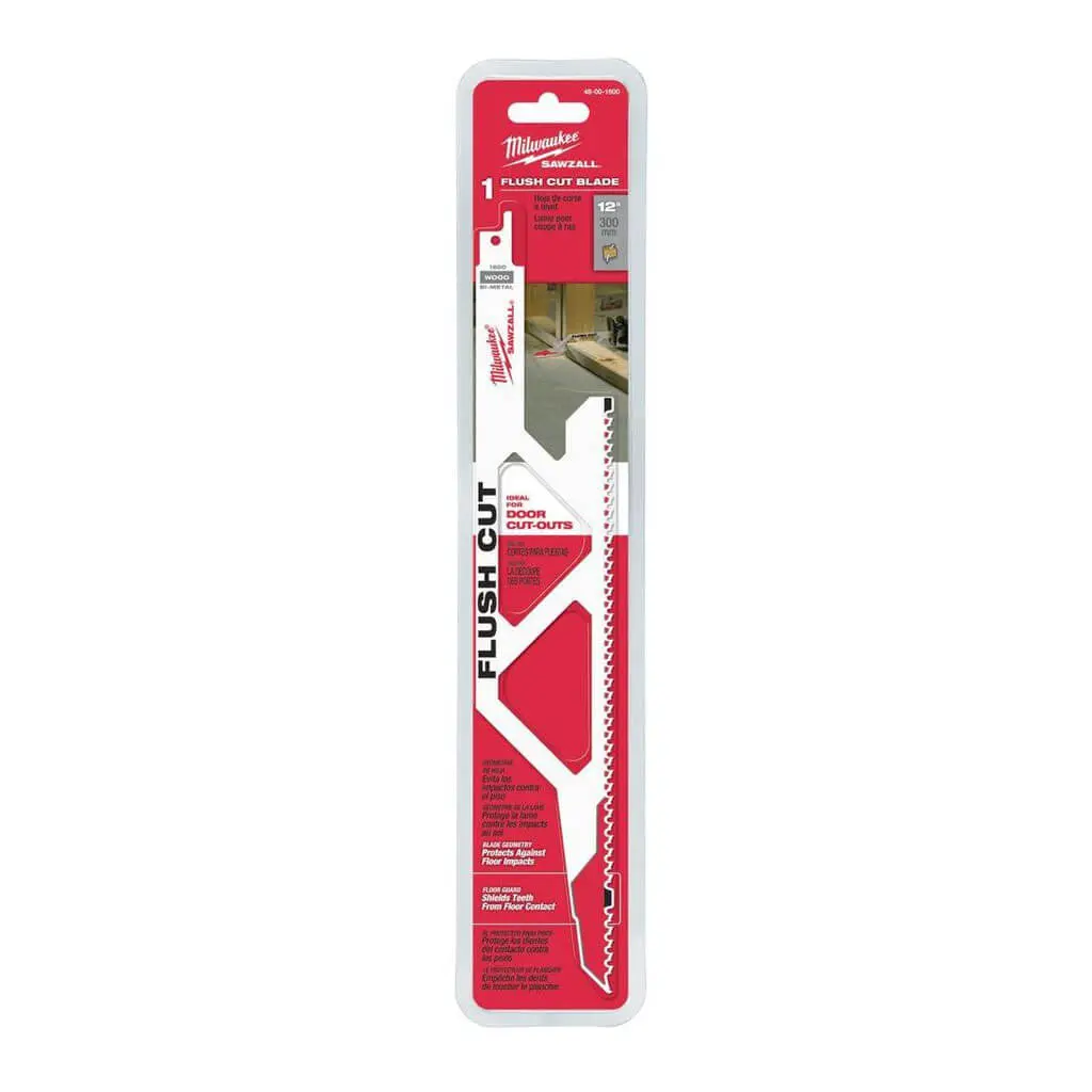 Milwaukee 48-00-1600 12 In. 5 Tpi Sawzall Flush Cut Reciprocating Saw Blade 1