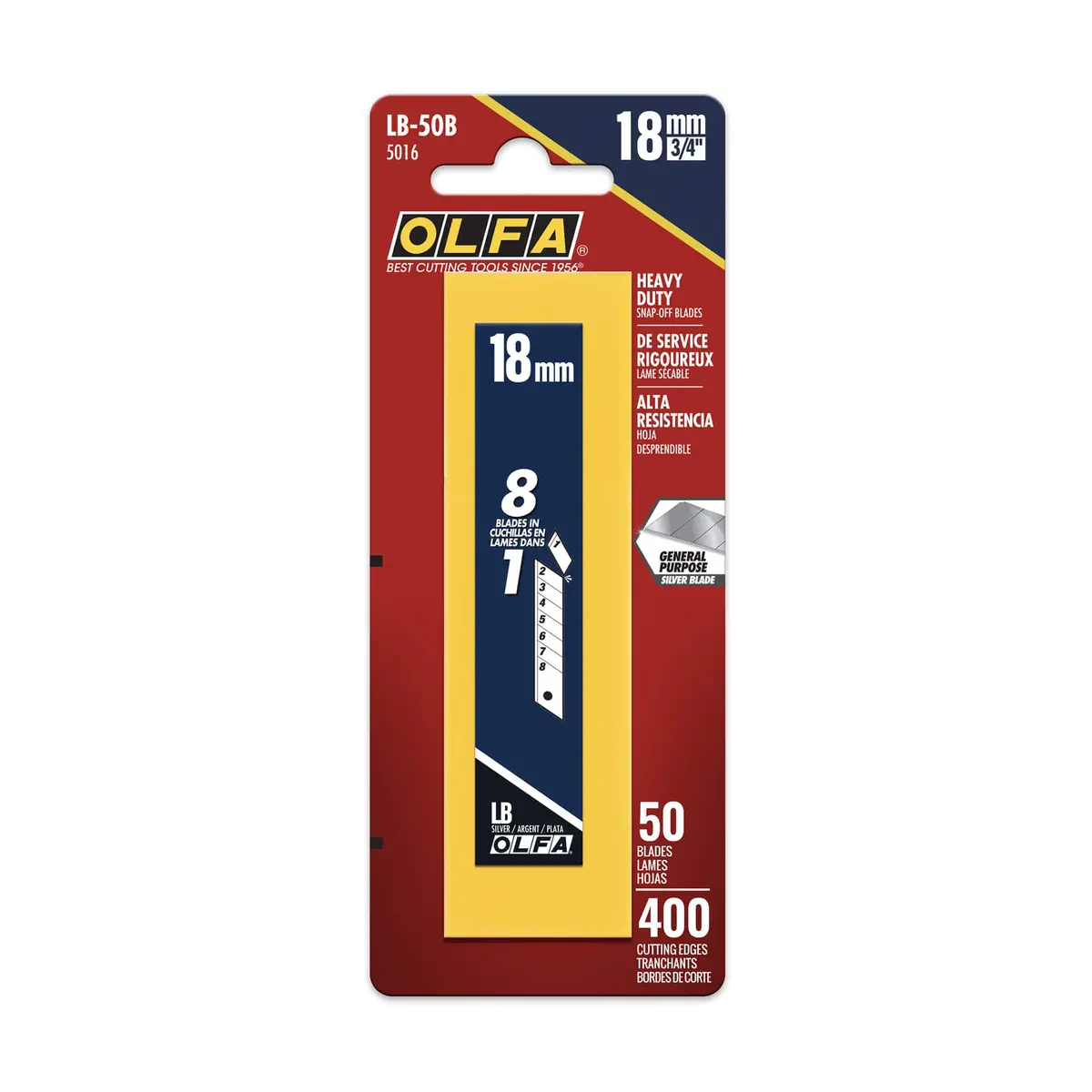 Olfa Snap Off Knife Blades 18Mm 50 Pack 1