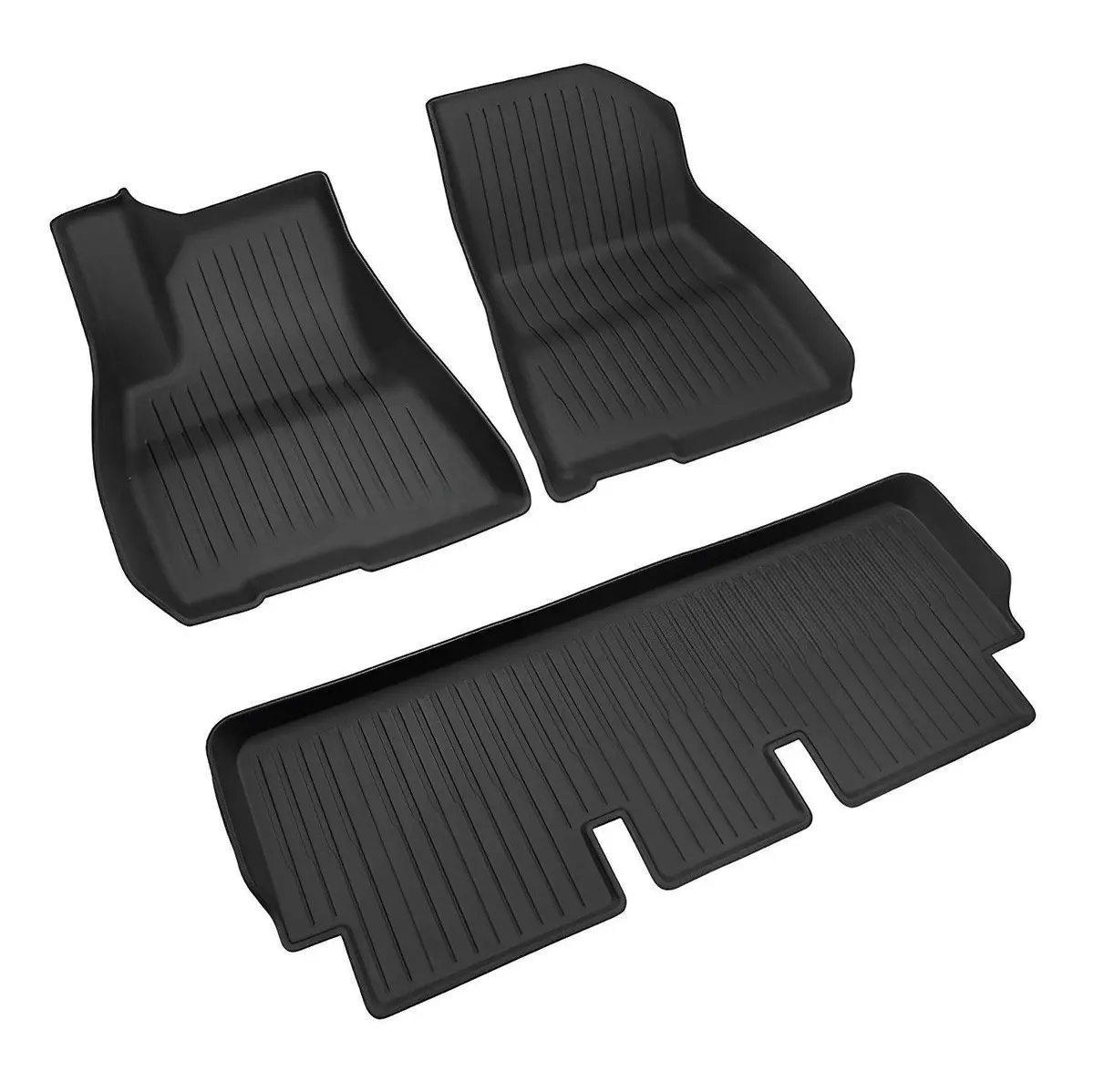 2021-2024 Model 3 Floor Mat Trunk Mat Cargo Liner All-Weather Tpe Material 1