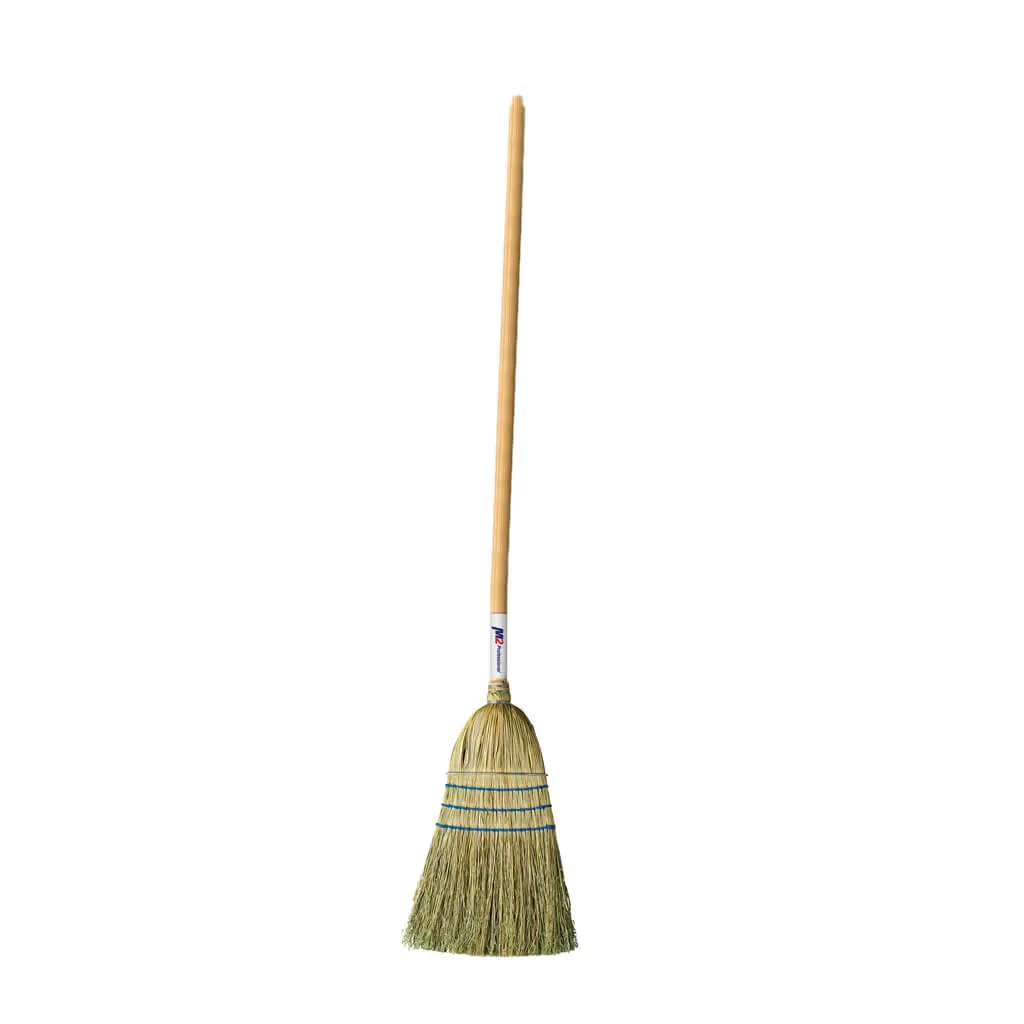 M2 Bc-107C 3 String Heavy Duty Galvanized Wire Corn Broom 1