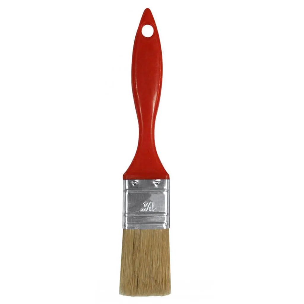 Bennett B30 1-1/4 In. Red Handle General Purpose Polyester Bristle Paint Brush 1