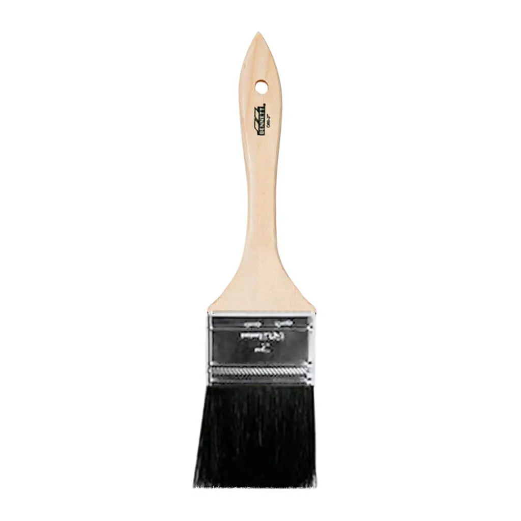 Bennett C60-2 2 In. Black Pure Bristle Paint Brush 1