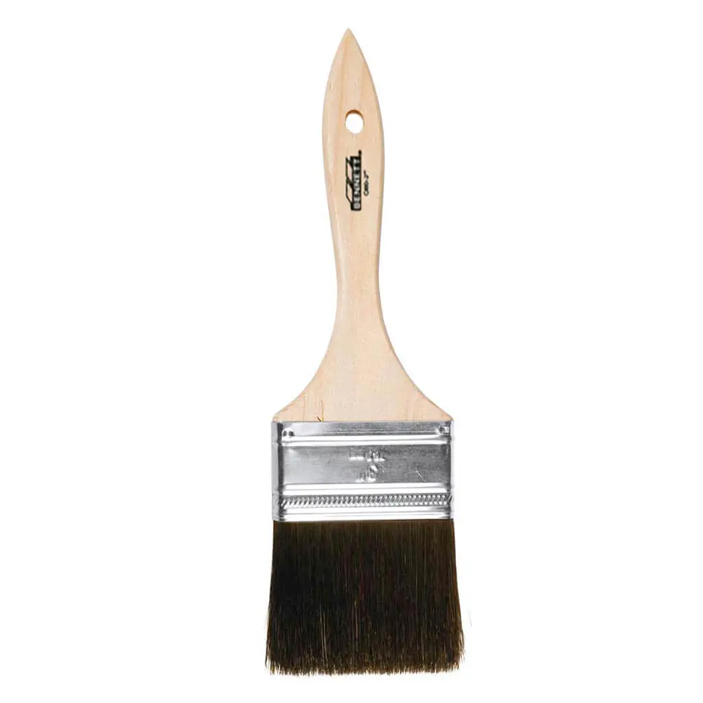 Bennett C60-3 3 In. Black Pure Bristle Straight Paint Brush 1