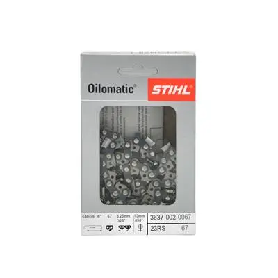 Stihl 3637 002 0067/23Rsp67e 0.325 In. X 0.050-Gauge 67 Drive Links Chainsaw Chain 1