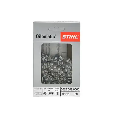 Stihl 3623 002 0060/33Rs60e 0.375 In. X 0.050-Gauge 60 Drive Links Chainsaw Chain 1