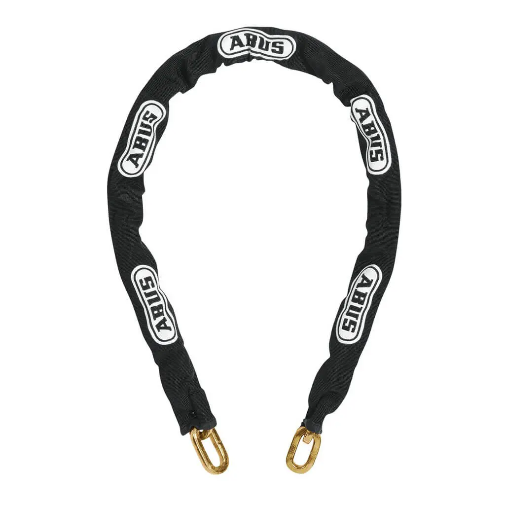 Abus 8Ks110 5/16 In. X 43 In. High-Security Hardened Steel Chain With Black Fabric Casing 1