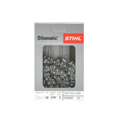 Stihl 3610 002 0050/61Pmmc350e 0.375 In. X 0.043-Gauge 50 Drive Links Chainsaw Chain 1