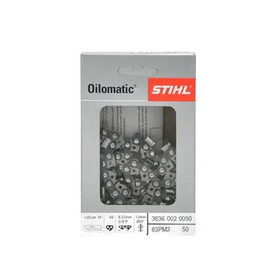 Stihl 3636 002 0050/63Pmc350e 0.375 In. X 0.050-Gauge 50 Drive Links Chainsaw Chain 1