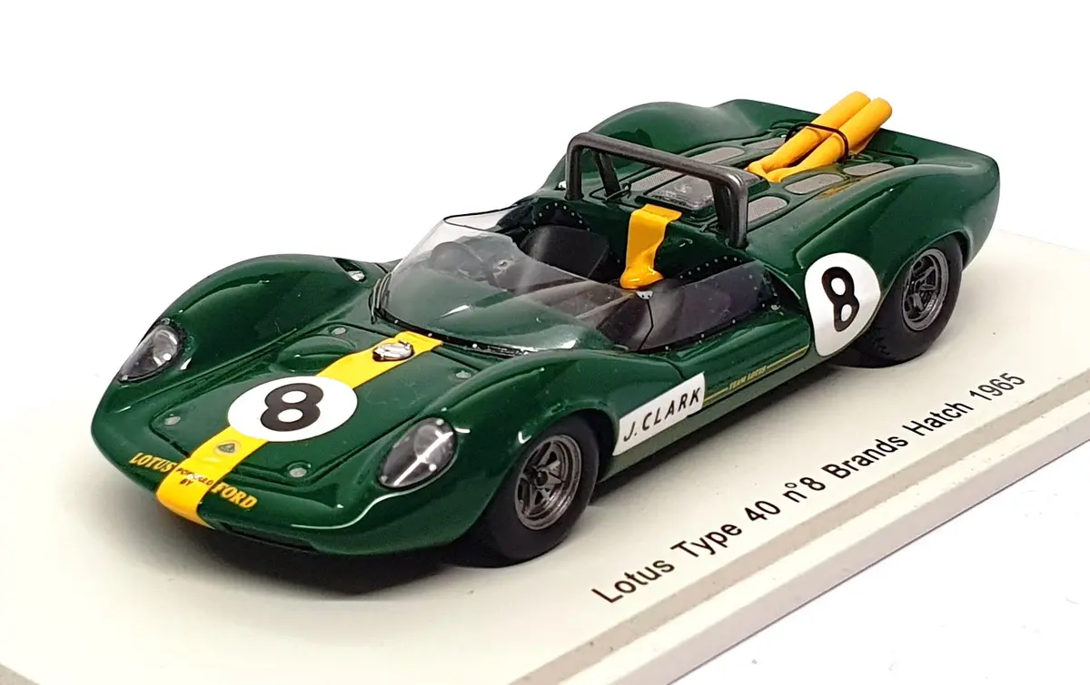 Spark 1/43 Scale S2212 - Lotus Type 40 #8 Brands Hatch 1965 Jim Clark 1
