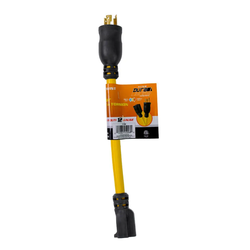 Duradrive 1 Ft. 12/3 Stow Twist To U-Ground Adapter 1