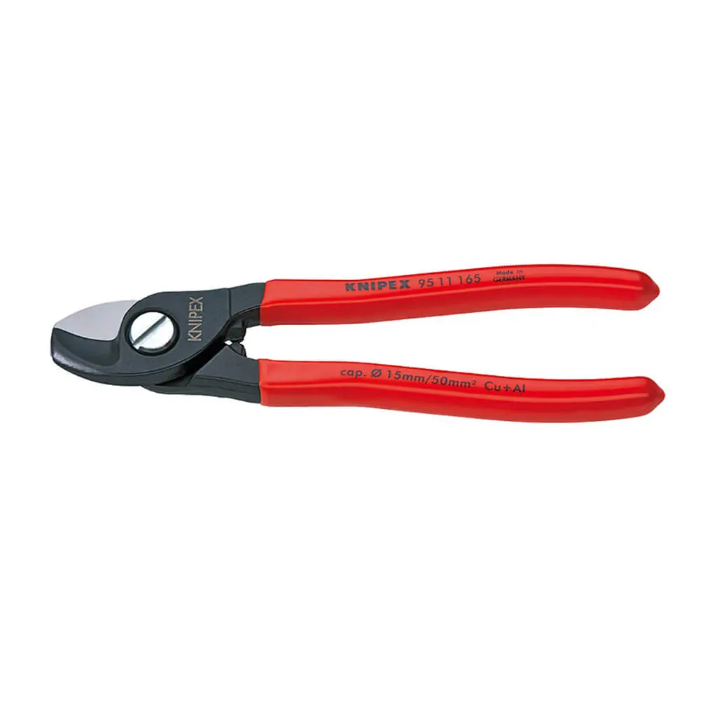 Knipex 95 11 165 Sba 6-1/2 In. Copper And Aluminum Cable Shears 1