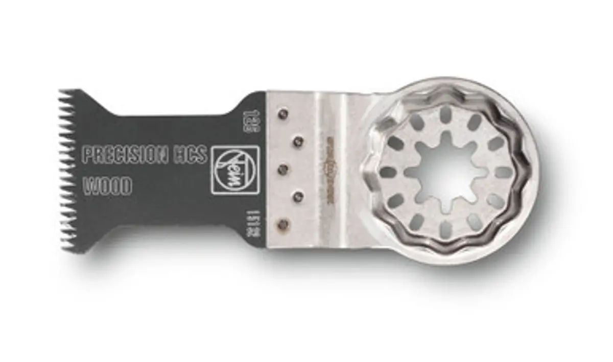 Fein 63502126290 1-3/8 In. X 2 In. Starlock E-Cut Precision Hcs Wood Oscillating Multi-Tool Saw Blade (10-Pack) 1