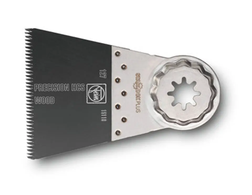 Fein 63502127270 2-1/2 In. X 2 In. Starlock Plus E-Cut Precision Hcs Wood Oscillating Multi-Tool Saw Blade (3-Pack) 1