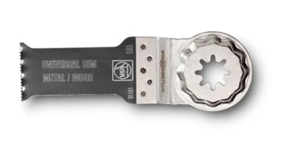 Fein 63502151270 1-1/8 In. X 2-3/8 In. Starlock E-Cut Universal Bi-Metal Metal & Wood Oscillating Multi-Tool Saw Blade (3-Pack) 1