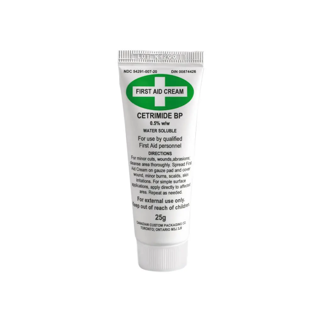 Wasip F3001125 25G First Aid Cetrimide Anti-Septic And Burn Cream 1