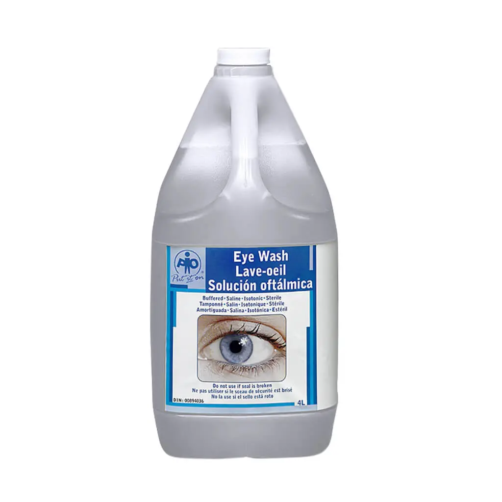 Wasip F4501189 4-Litre First Aid Eyewash Sterile Solution Jug 1